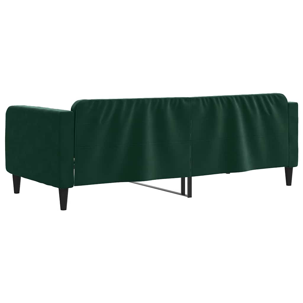 Tagesbett Dunkelgrün 90x200 cm Samt