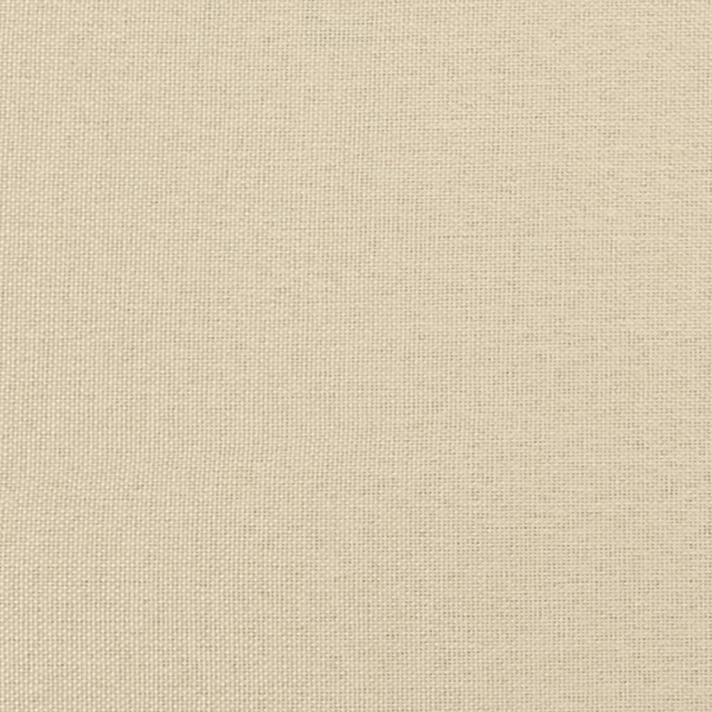 Tagesbett Creme 80x200 cm Stoff