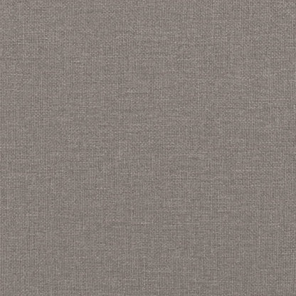 Tagesbett Taupe 100x200 cm Stoff