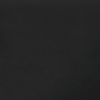 Tagesbett Schwarz 90x200 cm Kunstleder