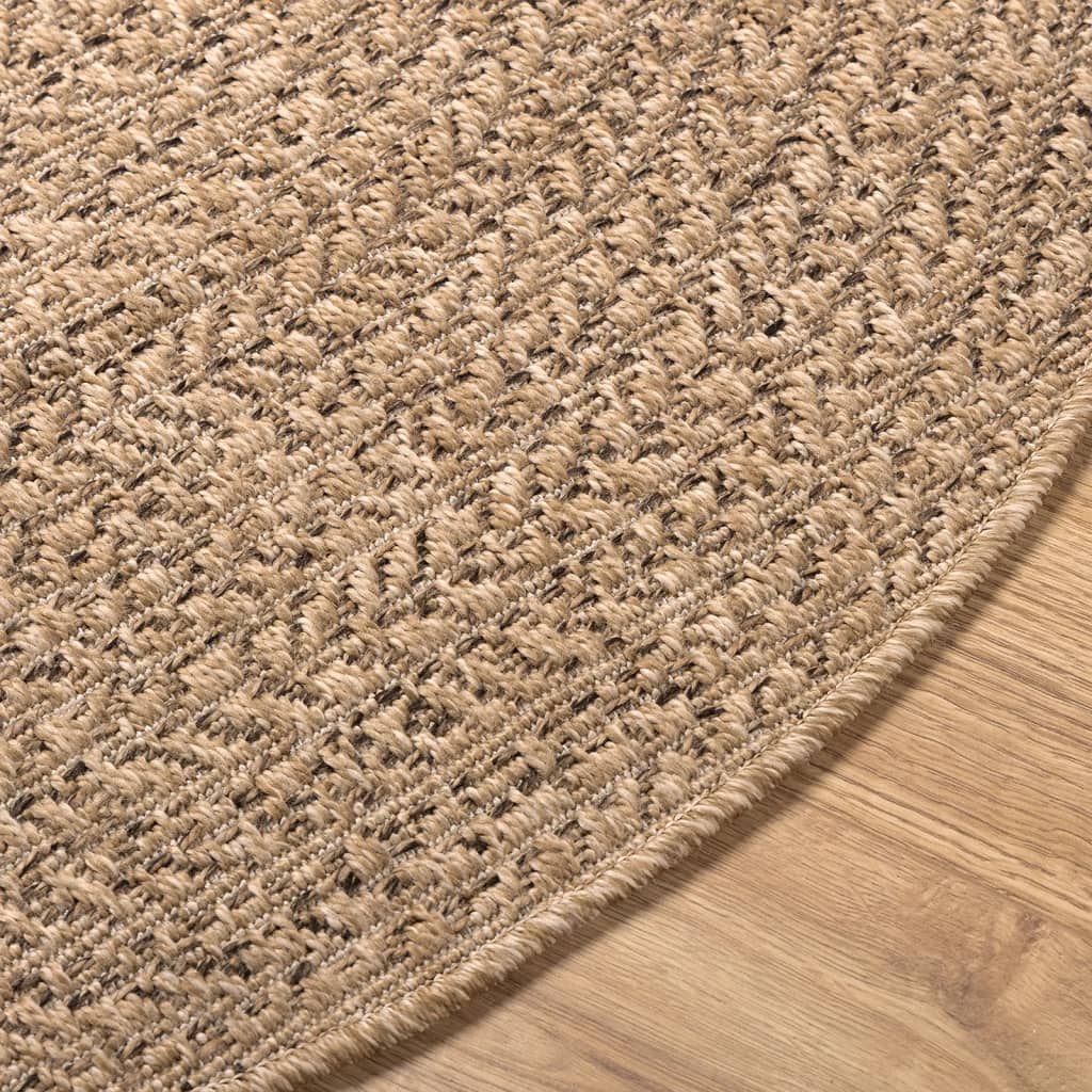Teppich 120 cm Jute-Optik Innen und Außen