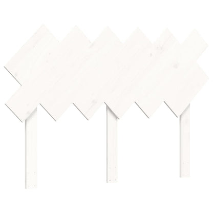 Massivholzbett ohne Matratze Weiß 120x200 cm Kiefernholz