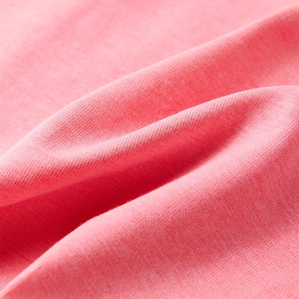 Kinder-T-Shirt Neonrosa 116