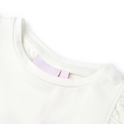 Kinder-T-Shirt Ecru 128