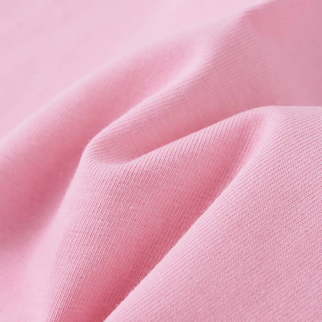 Kinder-Kurzarmshirt Hellrosa 116