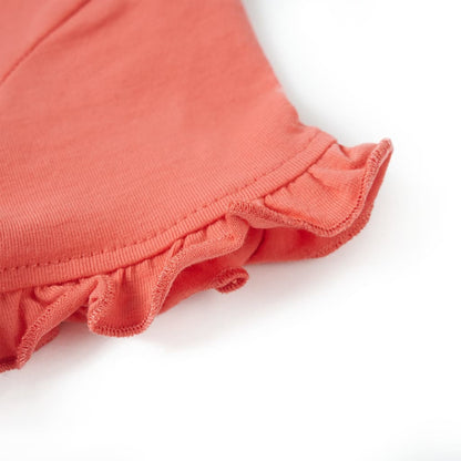 Kinder-Kurzarmshirt Korallenrosa 104