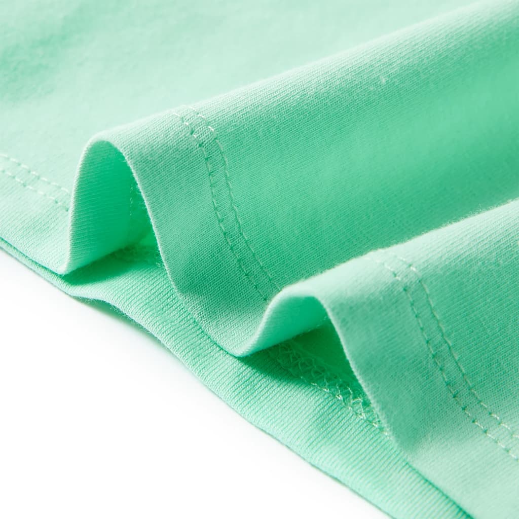 Kinder-T-Shirt Knallgrün 92