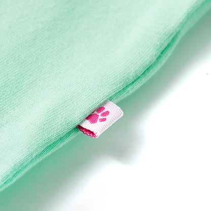 Kinder-T-Shirt Knallgrün 116