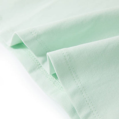 Kinder-T-Shirt Helles Minzgrün 140