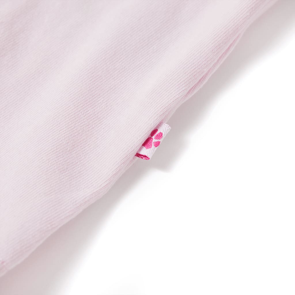 Kinder-T-Shirt mit Flügelärmeln Zartrosa 128