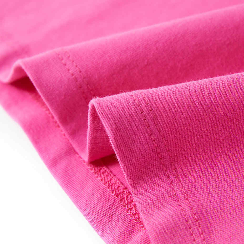 Kinder-T-Shirt mit Flügelärmeln Dunkelrosa 104