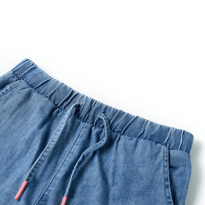 Kindershorts Jeansblau 104