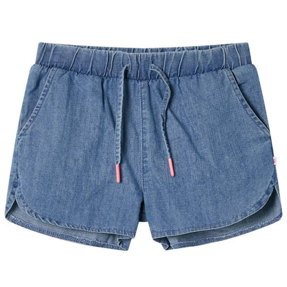 Kindershorts Jeansblau 116
