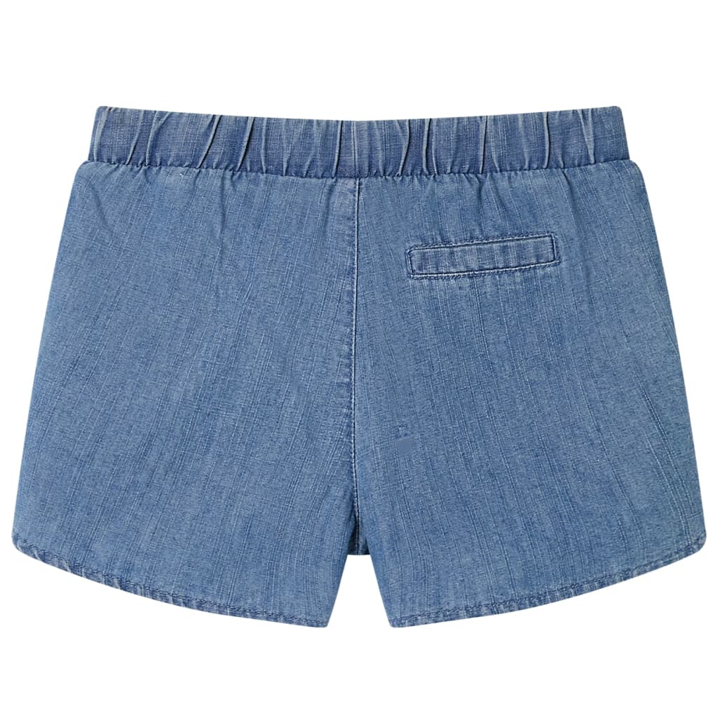 Kindershorts Jeansblau 116