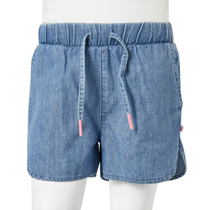 Kindershorts Jeansblau 128