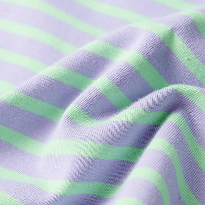 Kinderrock mit Streifen Gerade Helles Minzgrün 140