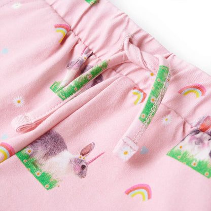 Kindershorts mit Kordelzug Hellrosa 128