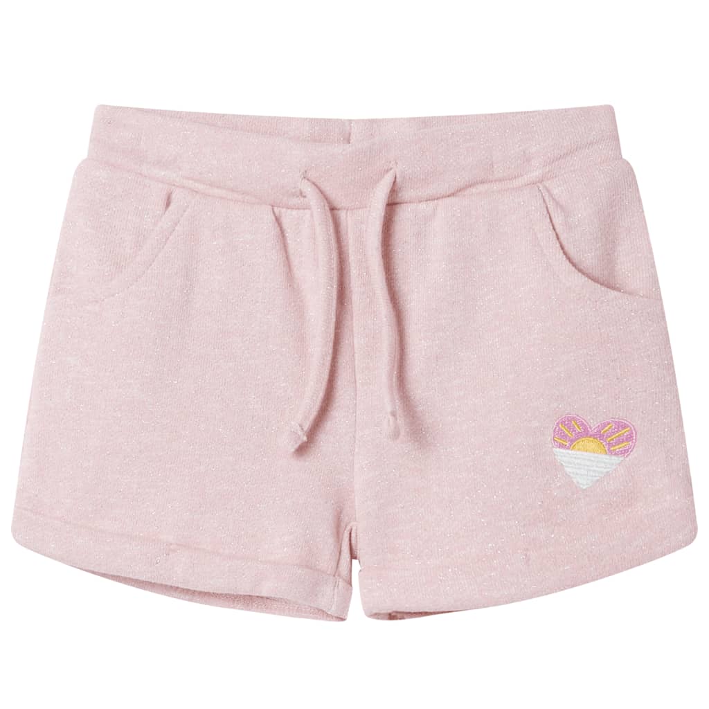 Kindershorts mit Kordelzug Hellrosa 116