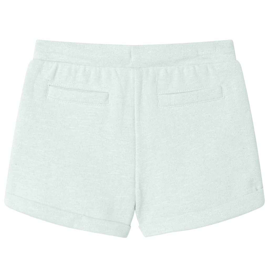 Kindershorts mit Kordelzug Helles Minzgrün 140