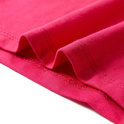 Kinder-T-Shirt Knallrosa 104