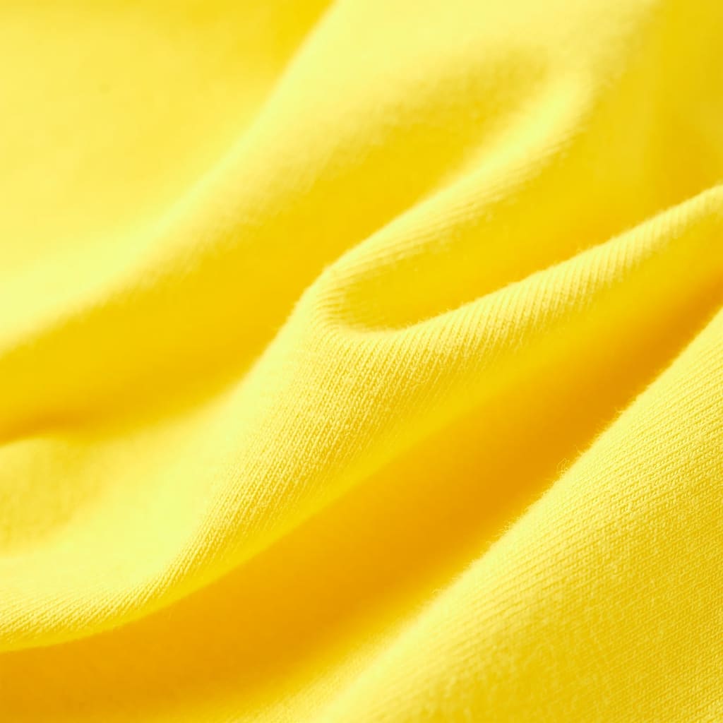 Kinder-T-Shirt Gelb 116