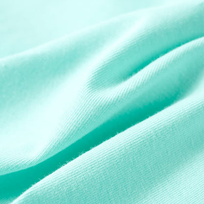 Kinder-T-Shirt Helles Minzgrün 140