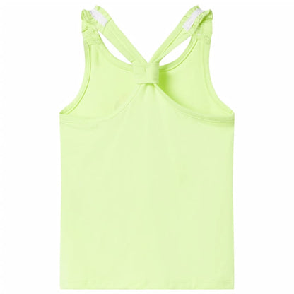 Kinder-Tanktop Neongelb 116