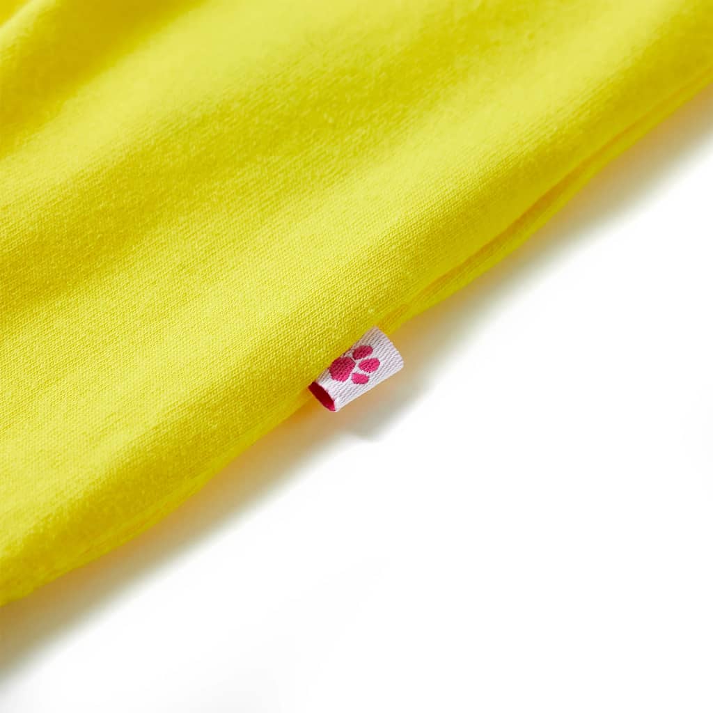 Kinder-T-Shirt Gelb 116