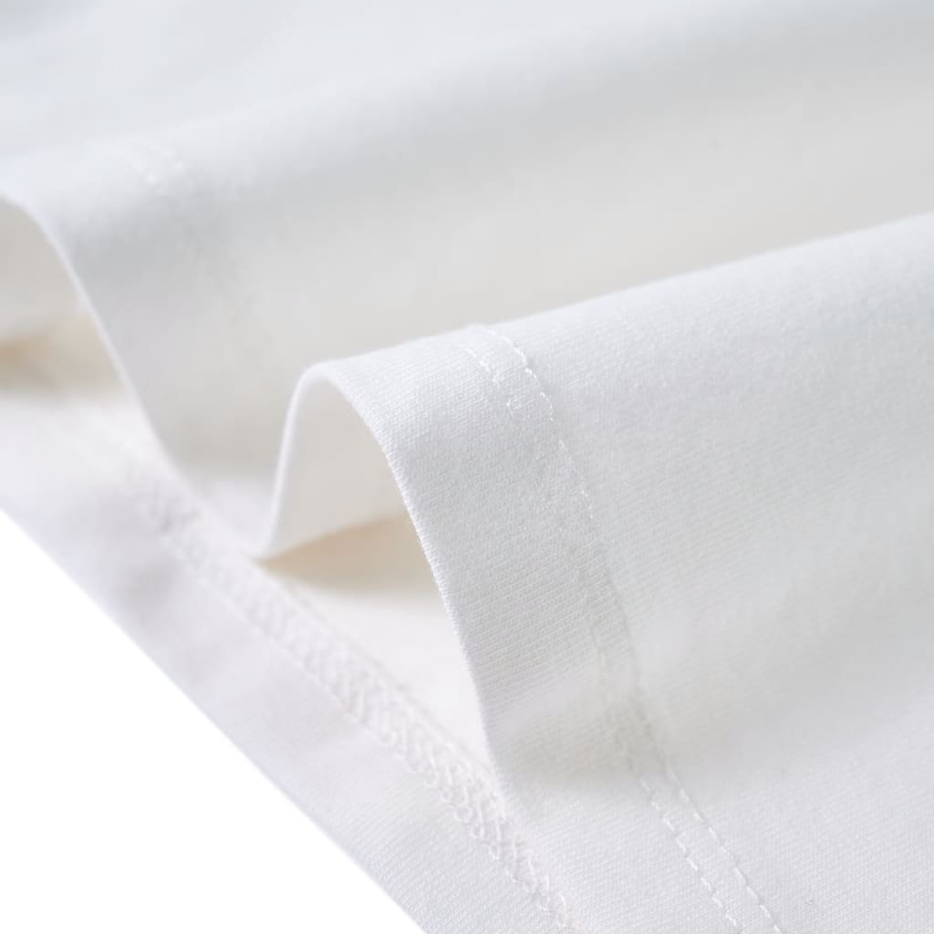 Kinder-T-Shirt mit Rüschenärmeln Ecru 140