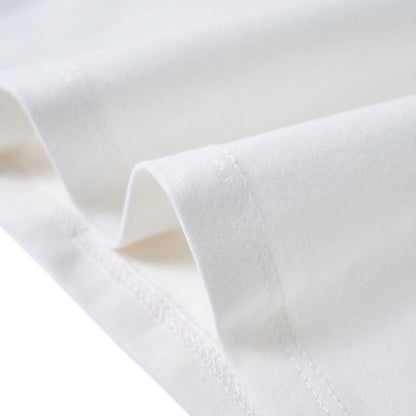 Kinder-T-Shirt mit Rüschenärmeln Ecru 140