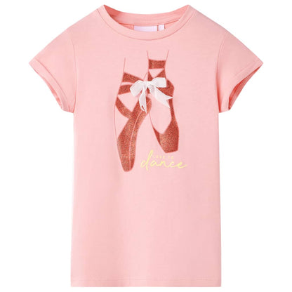Kinder-T-Shirt Rosa 116
