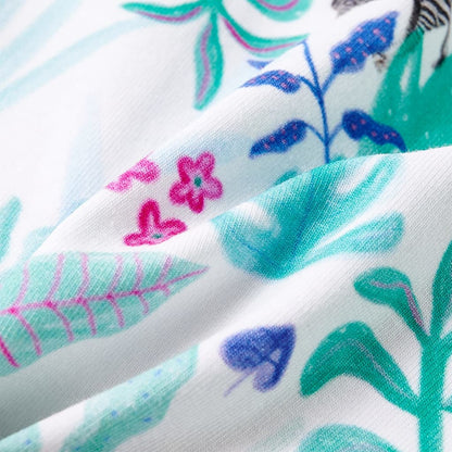 Kindershorts mit Kordelzug Ecru und Dunkles Minzgrün 128