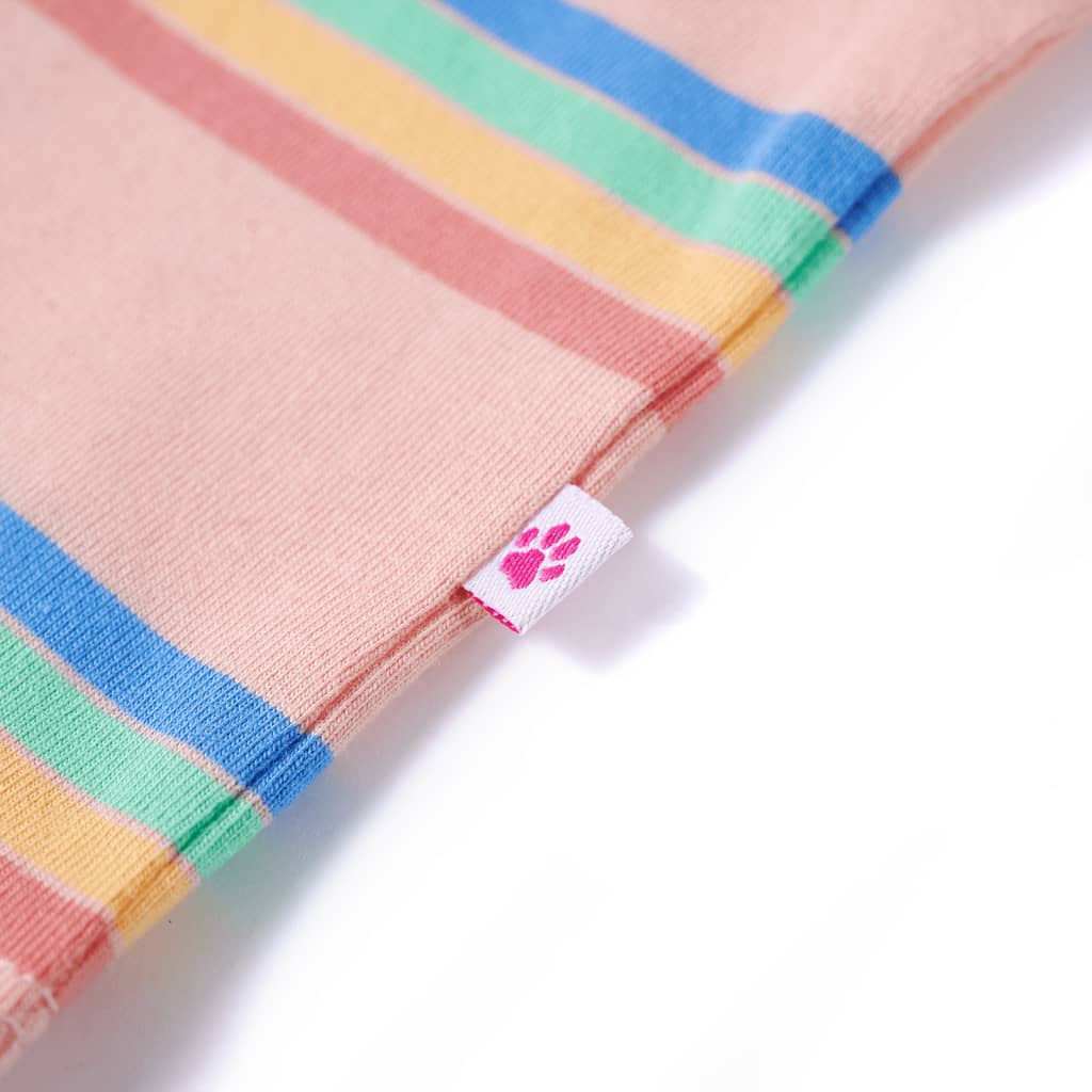 Kinder-T-Shirt Pfirsichrosa 128