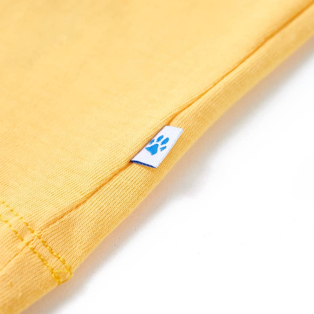 Kinder-T-Shirt Helles Ocker 128