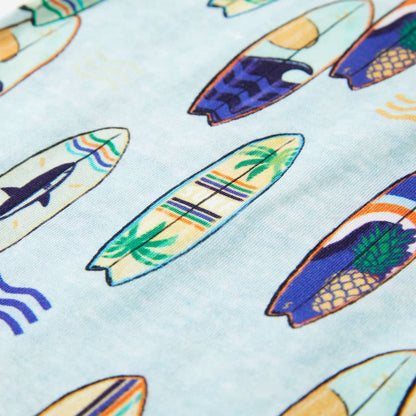 Kinder-Tanktop Hellblau Melange 104