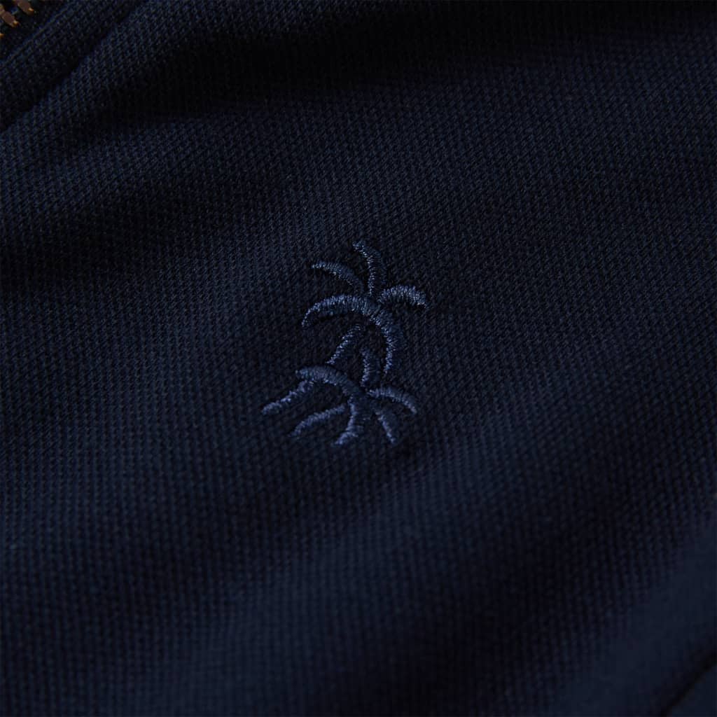 Kinder-Sweatshirt mit Reißverschluss Marineblau 104