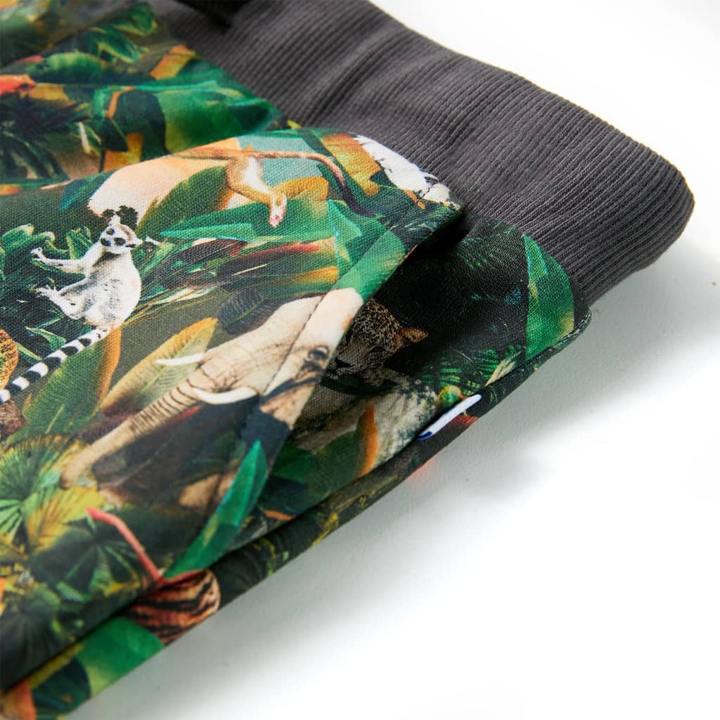 Kindershorts mit Kordelzug Petrolblau 104