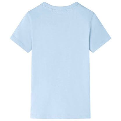 Kinder-T-Shirt Hellblau 140