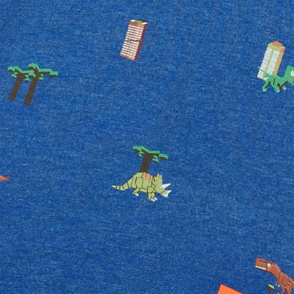 Kinder-Sweatshirt Dunkelblau Melange 104