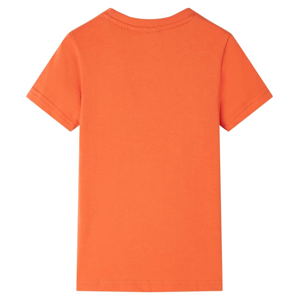 Kinder-T-Shirt Hellorange 140