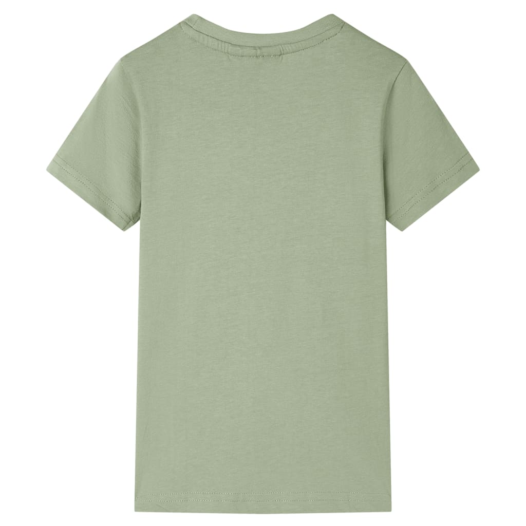 Kinder-T-Shirt Helles Khaki 116