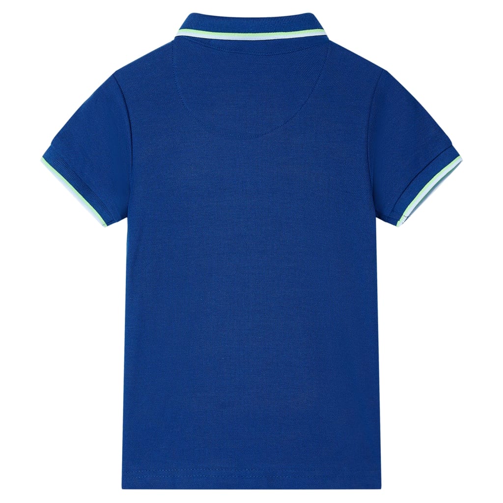 Kinder-Poloshirt Dunkelblau 104