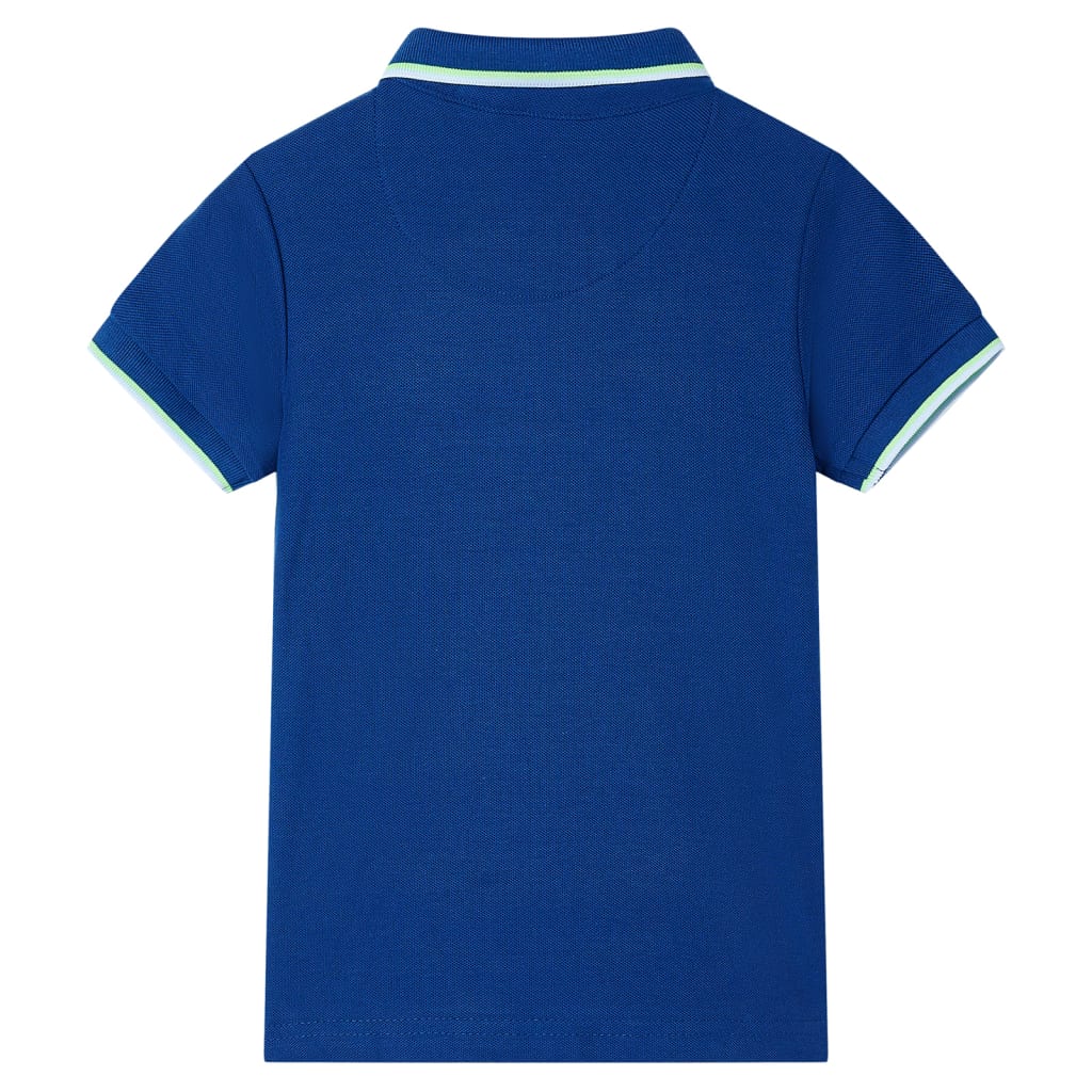 Kinder-Poloshirt Dunkelblau 128