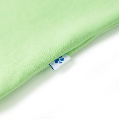 Kinder T-Shirt Neongrün 128