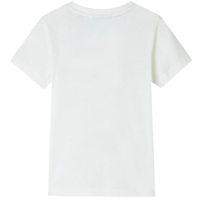 Kinder-T-Shirt Ecru 104