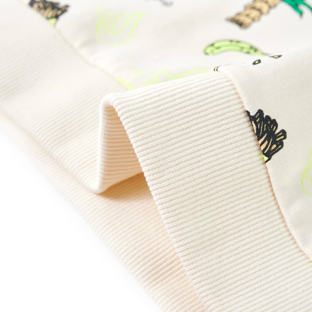 Kinder-Sweatshirt Helles Ecru 116