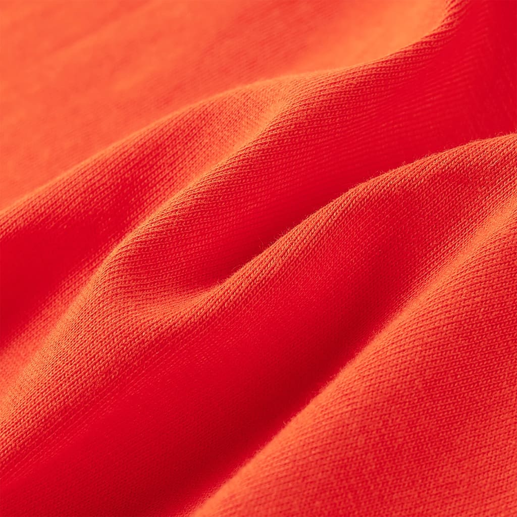 Kinder-Langarmshirt Hellorange 128