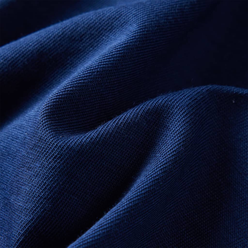 Kinder-Langarmshirt Marineblau 116