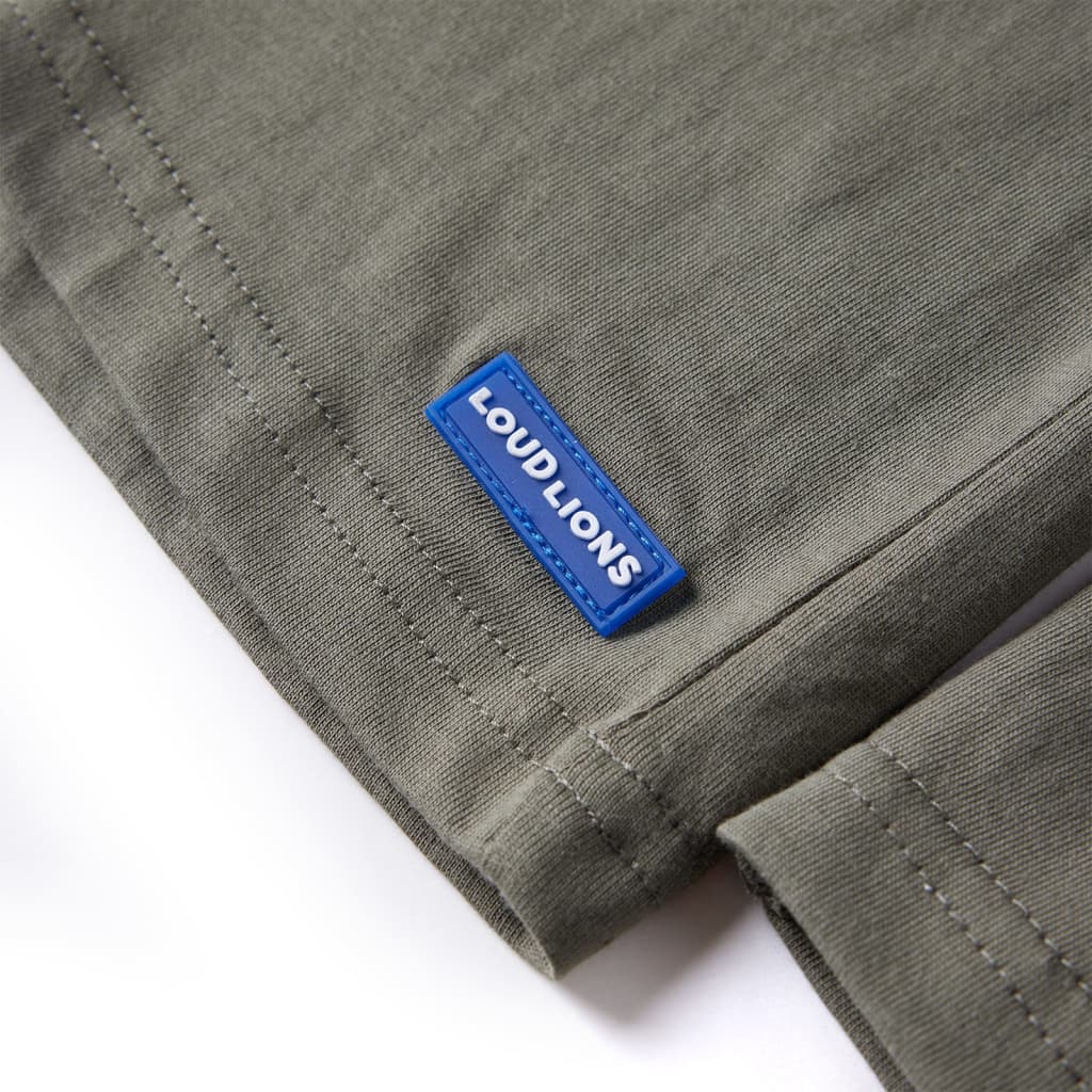 Kinder-Langarmshirt Khaki 104