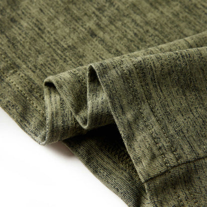 Kinder-Langarmshirt Khaki Melange 116